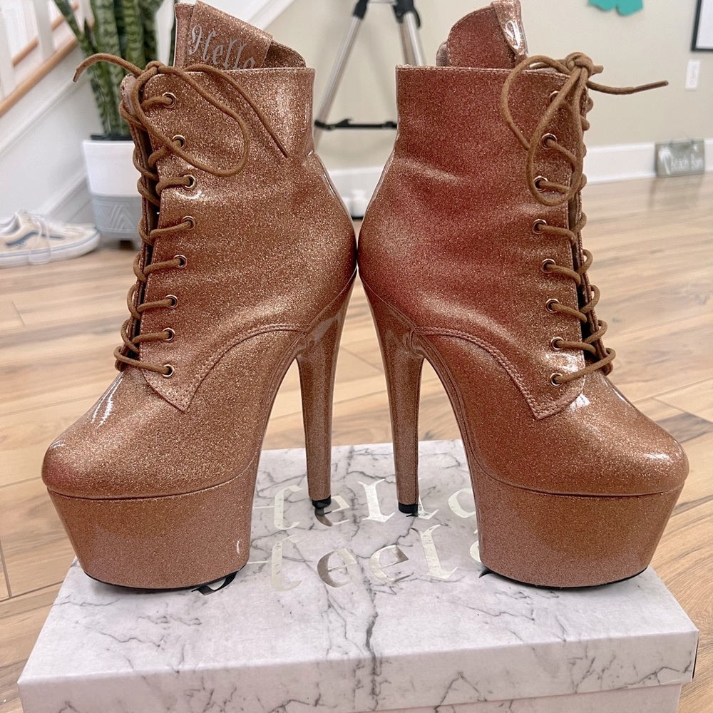 Hella heels glitterati ankle boot